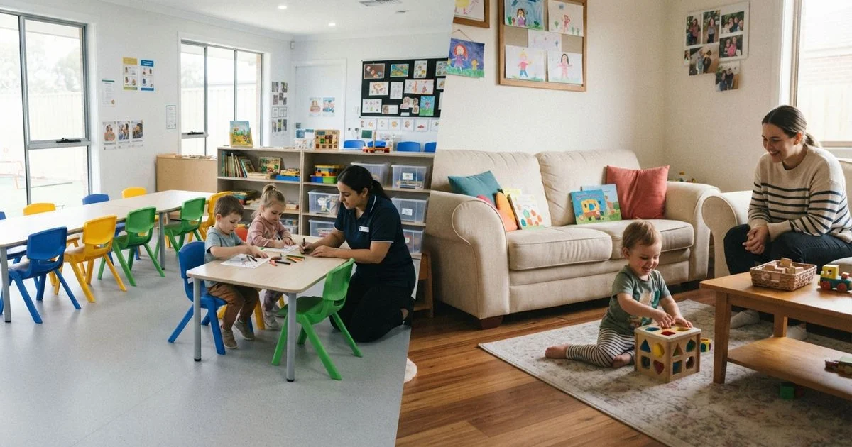 Long day care vs family day care: comparing cost and fit