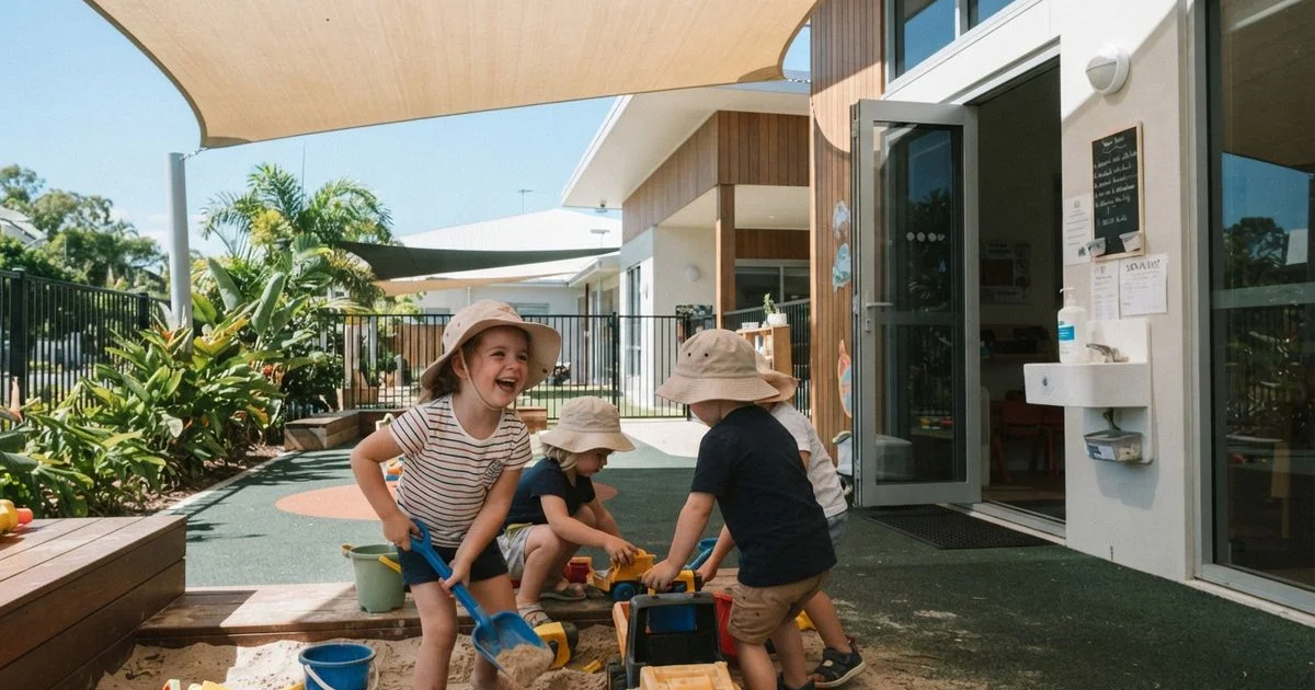 Sun safety and outdoor play at Queensland childcare centres